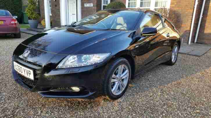 Black Honda CR-Z 1.5 IMA GT PETROL MANUAL HYBRID 2011/60 Leather, Bluetooth