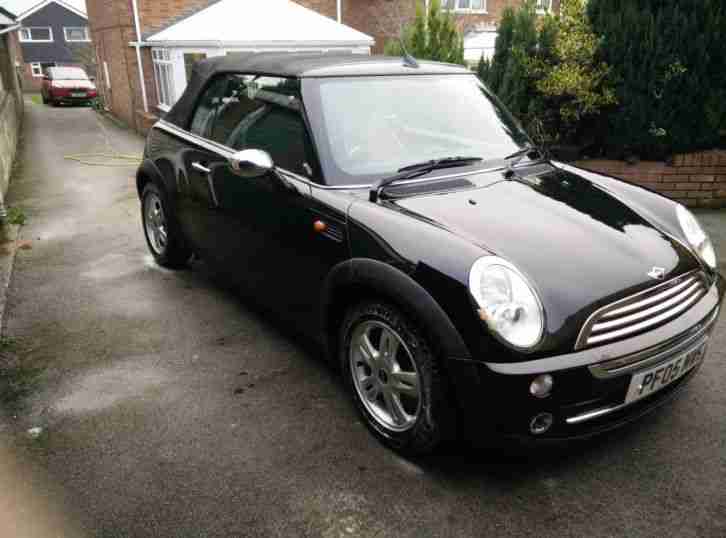 Black Mini One Convertible Chrome Pack Low Mileage