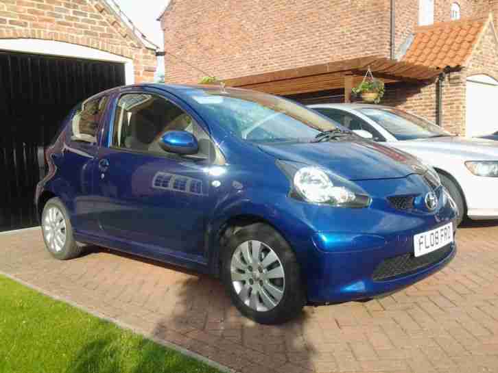 Blue Toyota Aygo