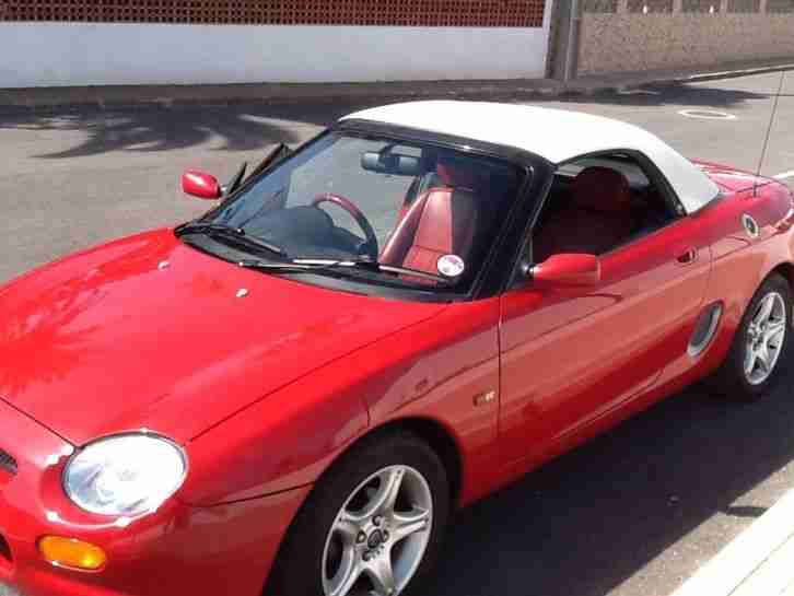 Bright Red MGF VVC 1.8 with Cream Hard Top in superb Condition