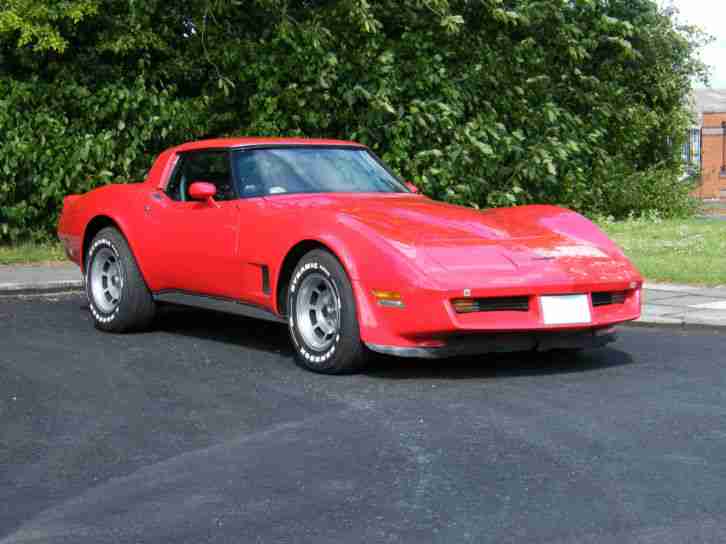 CHEVROLET CORVETTE C3 STINGRAY 1981 COUPE RED