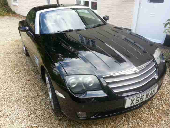 CHRYSLER CROSSFIRE 3.2 V6 6 SPEED MANUAL, 2004 BLACK, MOT Sept 2015, EXCELLENT!