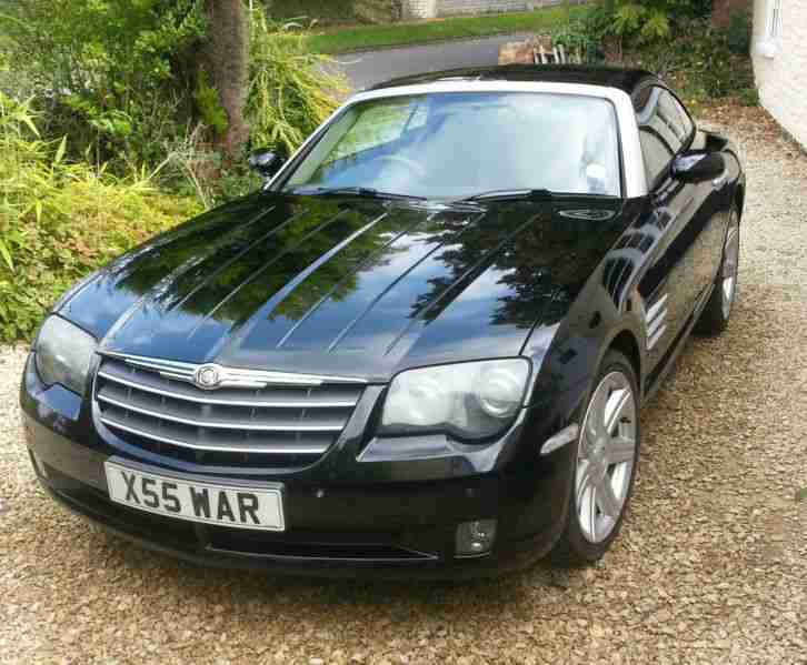 CHRYSLER CROSSFIRE 3.2 V6 6 SPEED MANUAL, 2004 BLACK, MOT Sept 2015, EXCELLENT!