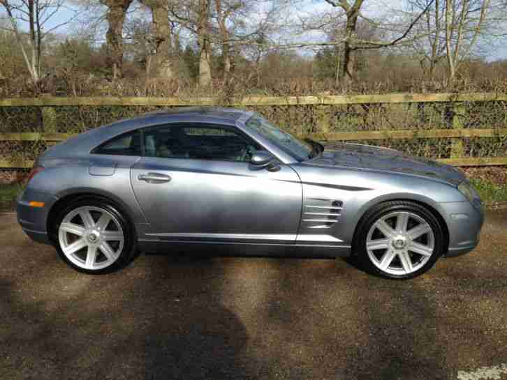 CHRYSLER CROSSFIRE AUTO BLUE 2004 PRIVATE PLATE INCLUDED