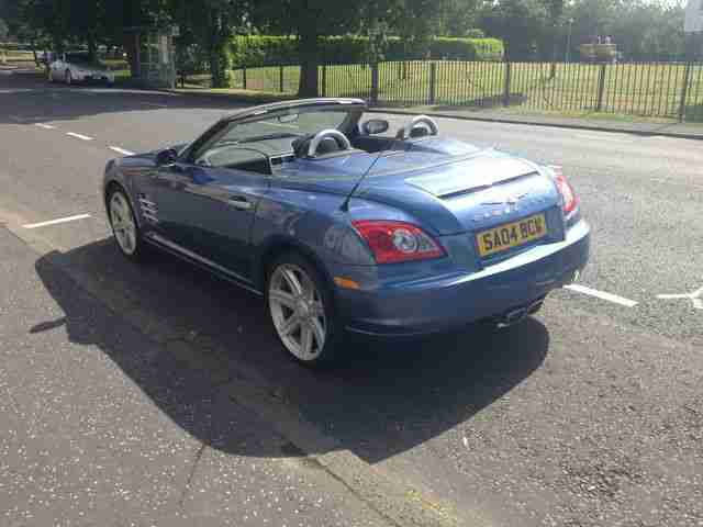 CHRYSLER CROSSFIRE CONVERTIBLE 3.2 V6 AUTO 04/2004 IN BLUE AUTO FSH