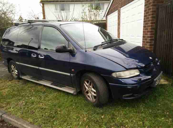 CHRYSLER GRAND VOYAGER BLUE 3.3 SPARES OR REPAIR AUTO PETROL NON-RUNNING