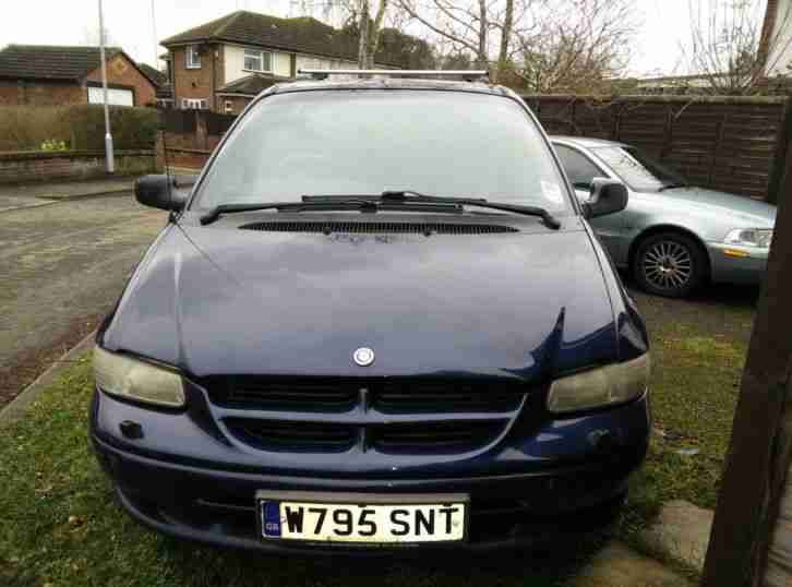 CHRYSLER GRAND VOYAGER BLUE 3.3 SPARES OR REPAIR AUTO PETROL NON-RUNNING