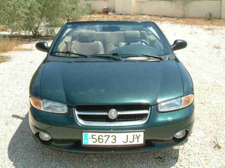 CHRYSLER SEBRING 2.5 JXI CONVERTIBLE LHD 97 SPANISH REGISTERED IN ALICANTE SPAIN