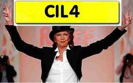 ** CIL4 ** CILA CILLA BLACK CHERISHED NUMBER PLATE **SURPRISE SURPRISE**