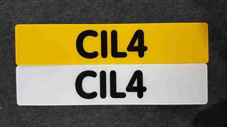 ** CIL4 ** CILA CILLA BLACK CHERISHED NUMBER PLATE **SURPRISE SURPRISE**