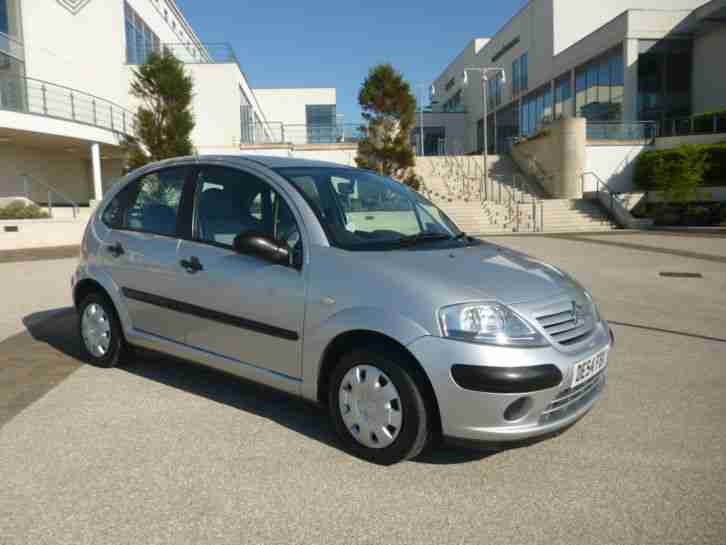 CITROEN C3 DESIRE SILVER 12 MONTHS MOT VERY CLEAN AIR CONDITIONING LOW MILAGE