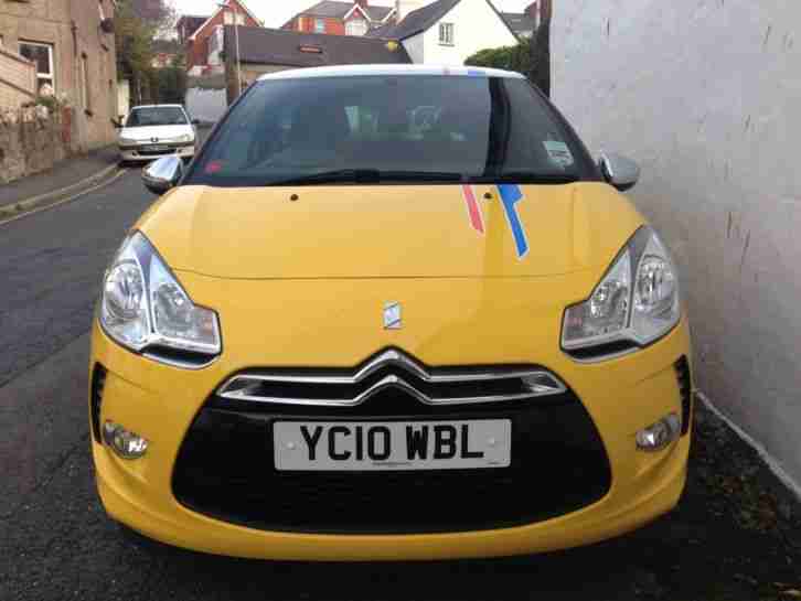 DS3 YELLOW VERY LOW MILEAGE