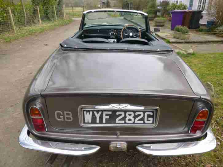 CONVERTIBLE DB6 VANTAGE VOLANTE 1969 ASTON MARTIN For auction on 28th July