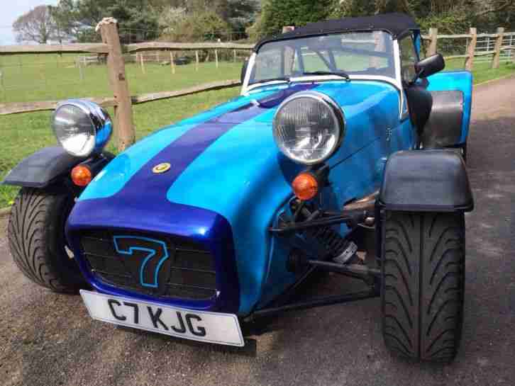 Caterham 7 factory built 1800 VVC roadsport lightly tuned, very quick.