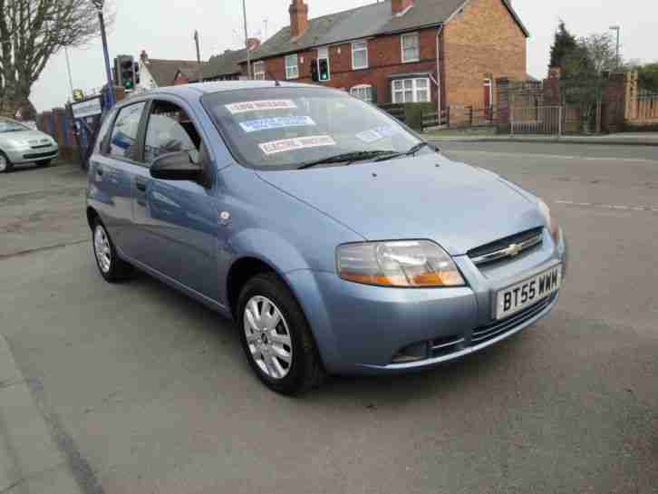 2006 55 CHEVROLET KALOS 1.2 LITRE SE IN METALLIC BLUE - FULL SERVICE HISTORY