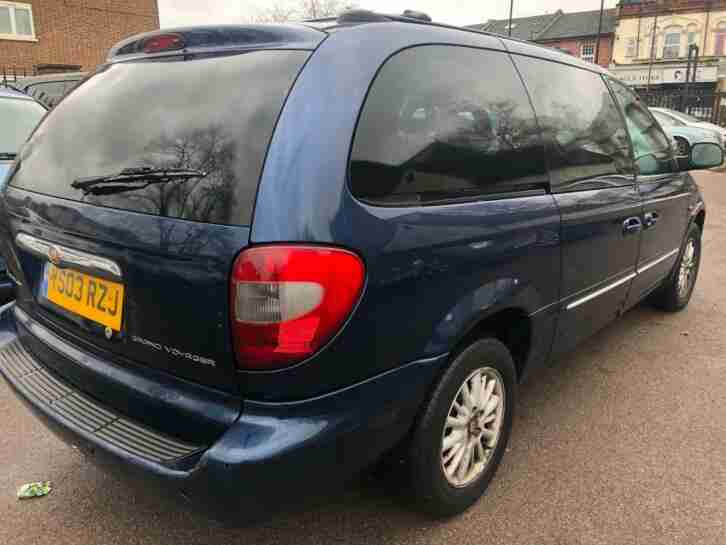 Chrysler Grand Voyager 3.3 auto Limited XS 2003 LONG MOT HEATED LEATHER PETROL