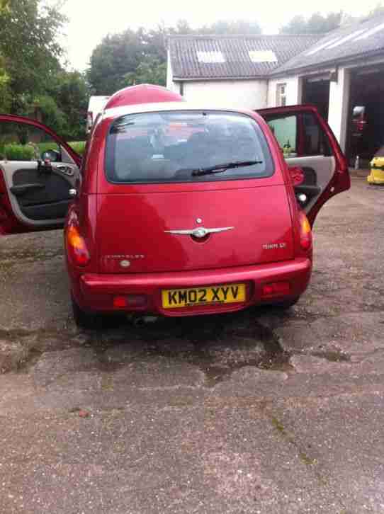 Chrysler pt cruiser automatic REPAIR classic red with chrome accessories
