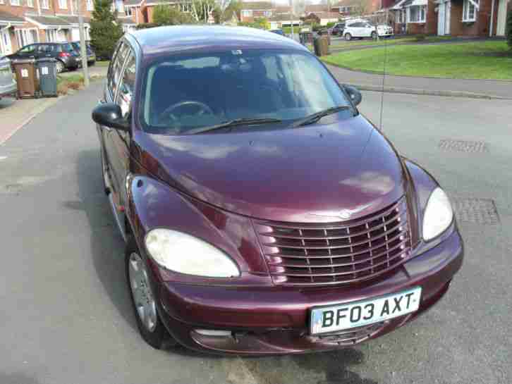 Chrysler pt cruiser one lady owner from new sold as spares or repairs no reserve