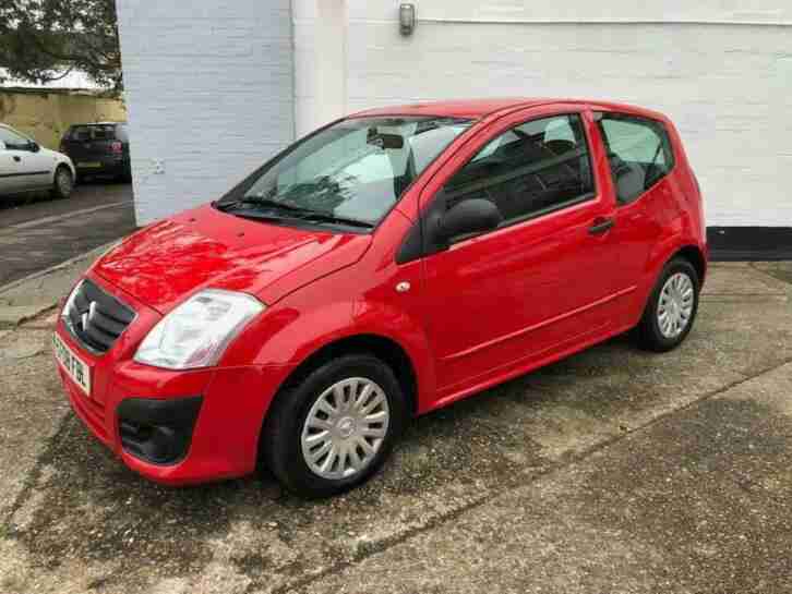 Citroen C2 1.1i ( 61bhp ) Cachet flash red 41k one owner from new