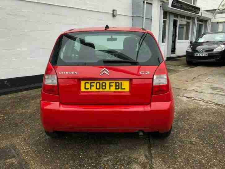 Citroen C2 1.1i ( 61bhp ) Cachet flash red 41k one owner from new