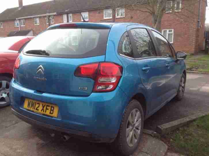 Citroen C3 August 2012 plate
