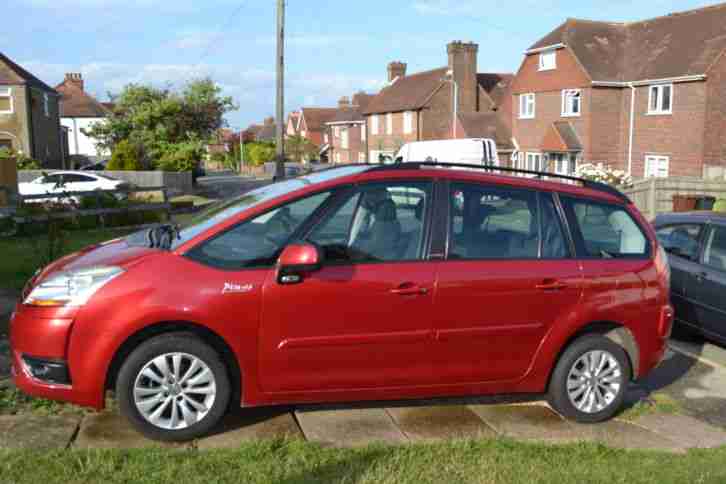 Citroen C4 Grand Picasso vtr+ plus 1.6 hdi diesel red 2008 / 08 7 seater