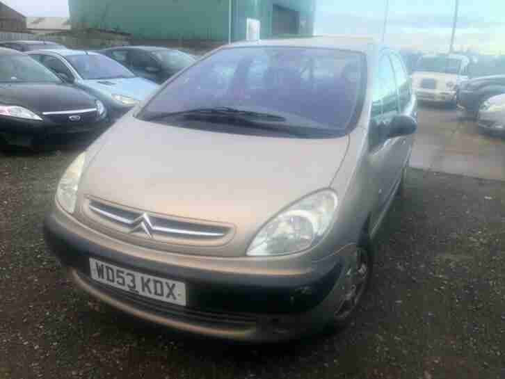 Citroen Xsara Picasso 1.8i 16v 2003MY SX LONG MOT EXCELLENT RUNNER