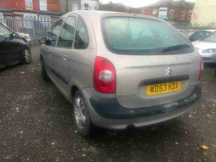 Citroen Xsara Picasso 1.8i 16v 2003MY SX LONG MOT EXCELLENT RUNNER