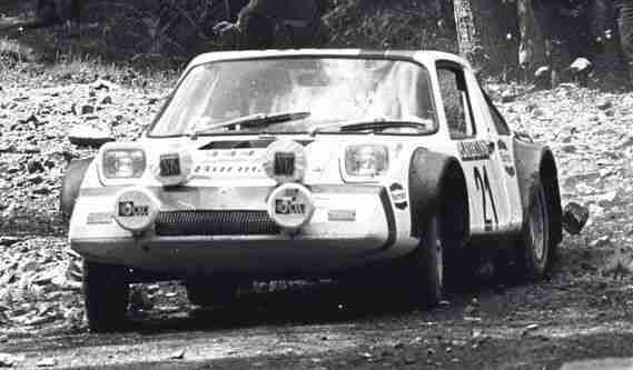 Clan Crusader Works Developed Rally Race Car,