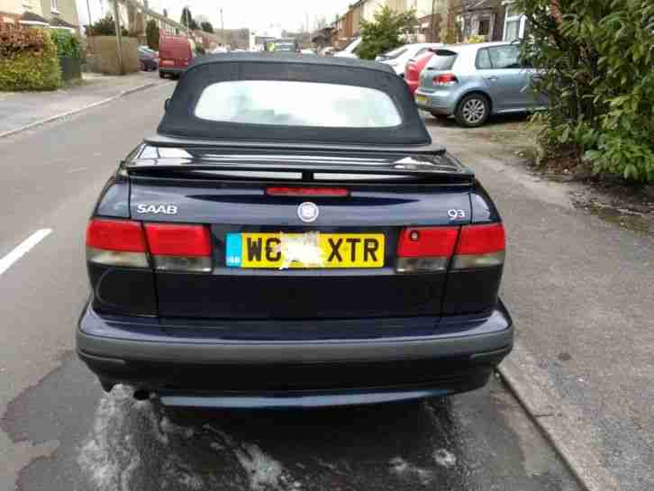 Classic Saab Convertible, Full Service history & all paper work from new,