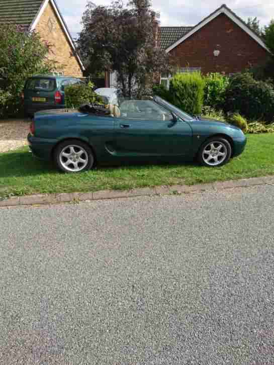 Convertible MGF Sports Car With Private Plate