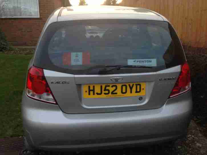 DAEWOO KALOS SE 1.4 2003 *** AUCTION NO RESERVE ***