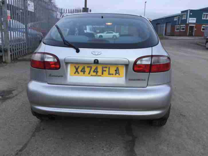 DAEWOO LANOS 1.4 SE METALLIC SILVER 56K MOT P/X TO CLEAR