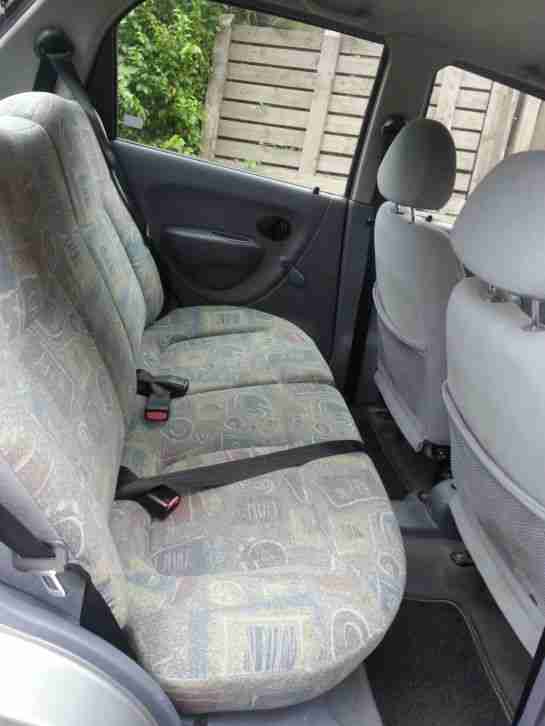 DAEWOO MATIZ 5DR HATCHBACK IN METTALIC SILVER. 800cc. X491 ELD. TAXED AND TESTED