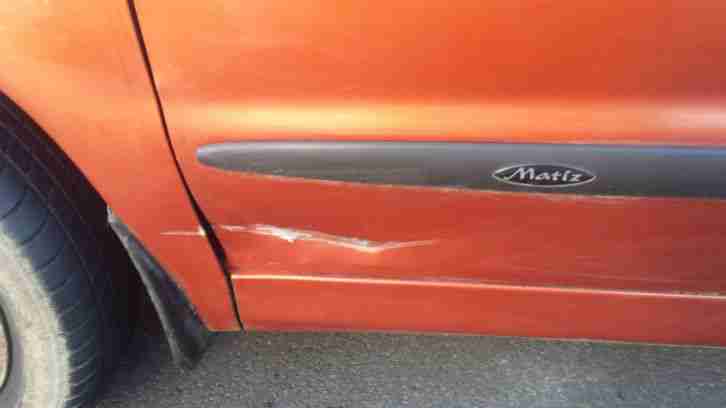 DAEWOO MATIZ SE PLUS ORANGE 0.8