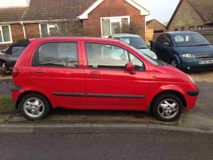 DAEWOO MATIZ SE PLUS RED - 2001 WITH 12 MONTHS MOT