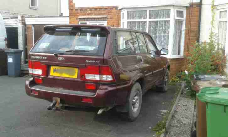 DAEWOO MUSSO 2.9 TDI DIESEL 4X4 ESTATE