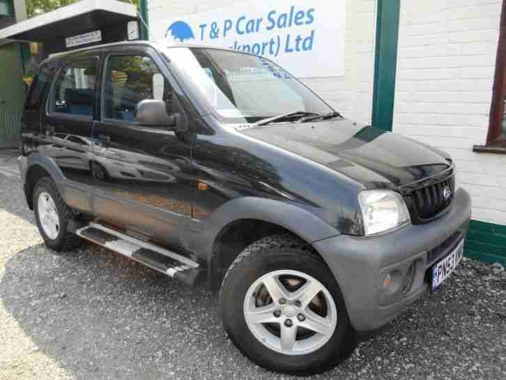 DAIHATSU 1.3 TRACKER AUTO 4WD/2WD - BLACK - MOT MAY 2016 - GREAT SERVICE HISTORY