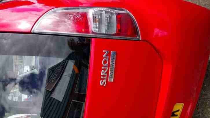 DAIHATSU SIRION 4 DOOR 1LTR PETROL VERY LOW MILEAGE RED FULL MOT +SERVICE