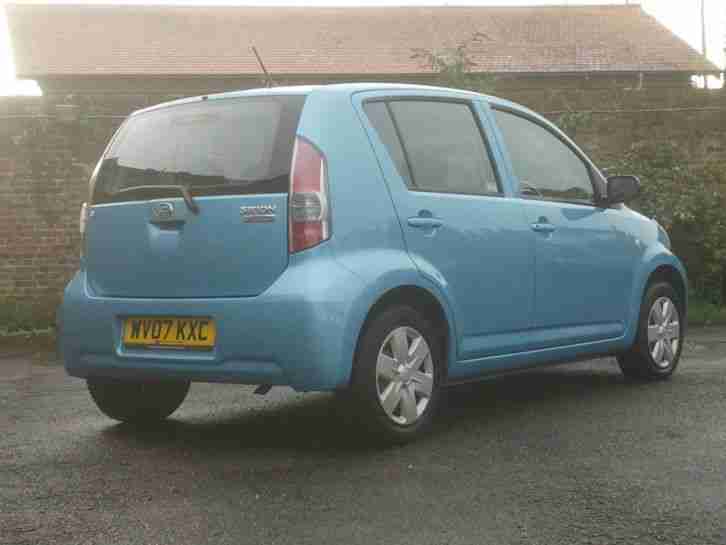 DAIHATSU SIRION S 1.0 2007 - &pound;30 PER YEAR TAX / 60MPG. C1, YARIS, PICANTO, 107