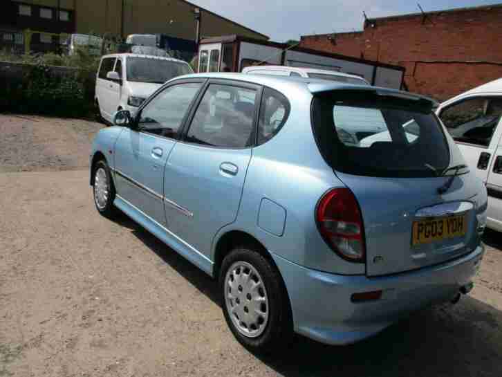 DAIHATSU SIRION SL 1.3 PETROL LOW MILAGE 12 MONTHS MOT