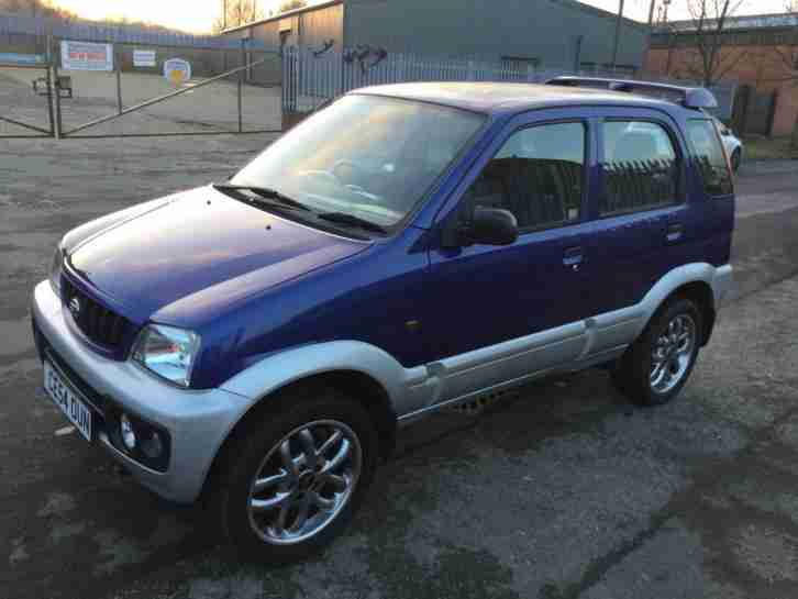 DAIHATSU TERIOS 1.3 SPORT 4x4 2004 66,000 MILES BLUE/ SILVER MOT 12/2017