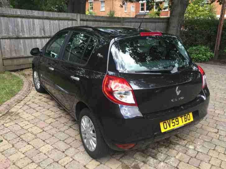DEC 2009/59 RENAULT CLIO I-MUSIC MET BLACK 5 door Manual Petrol - ideal 1st car