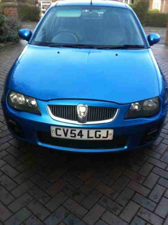 DIESEL 2004 FACELIFT ROVER 25 SI TD BLUE WITH FULL GREY LEATHER SEATS