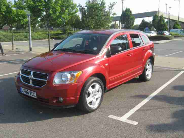 DODGE CALIBER 2008 1.8 SXT RED