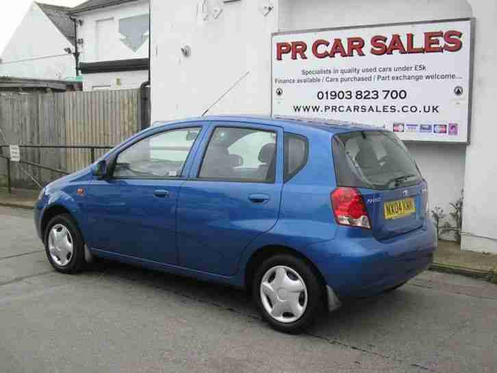 Daewoo Kalos 1.1 Xtra Cool 5dr 56K P/X TO CLEAR PETROL MANUAL 2004/04