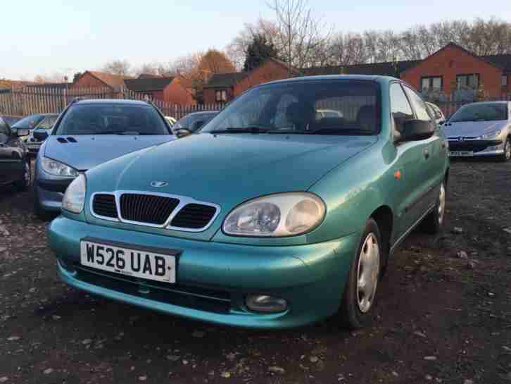 Daewoo Lanos 1.6 SX Petrol Manual Low Miles Long MOT Bargain Quick Sale 5dr