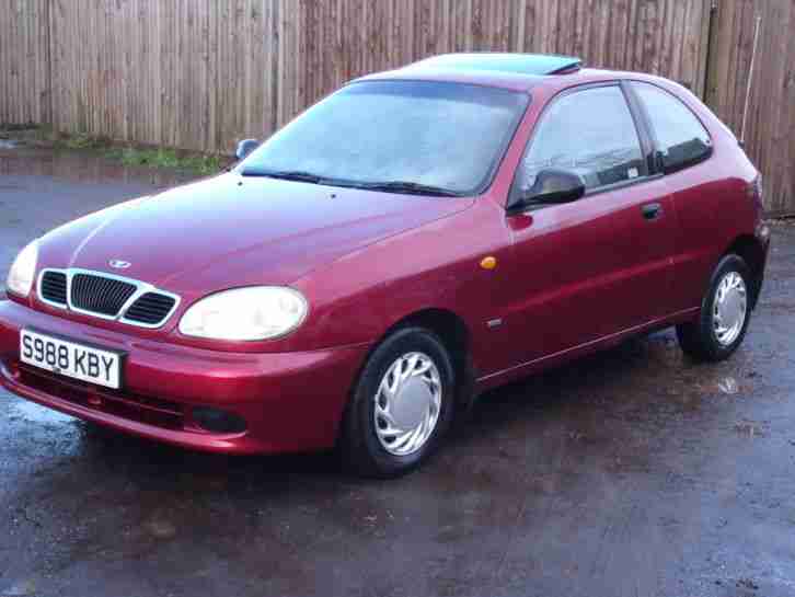 Daewoo Lanos s 1349cc 1998 S Reg 103,000 Miles Great Runaround Cheap to Run