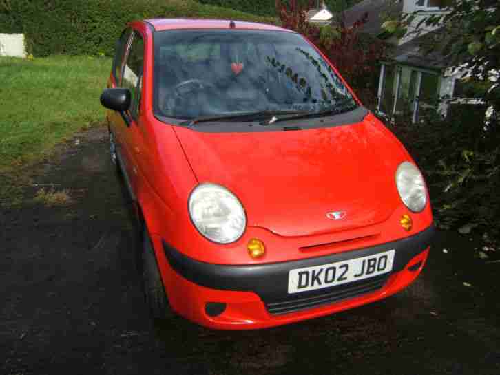 Daewoo Matiz 0.8 SE 2002 90,000 miles 5 months MOT