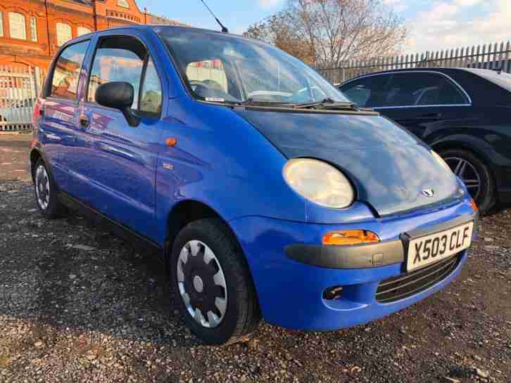 Daewoo Matiz 0.8 SE Petrol Manual Bargain Quick Sale Long Mot Excellent Runner